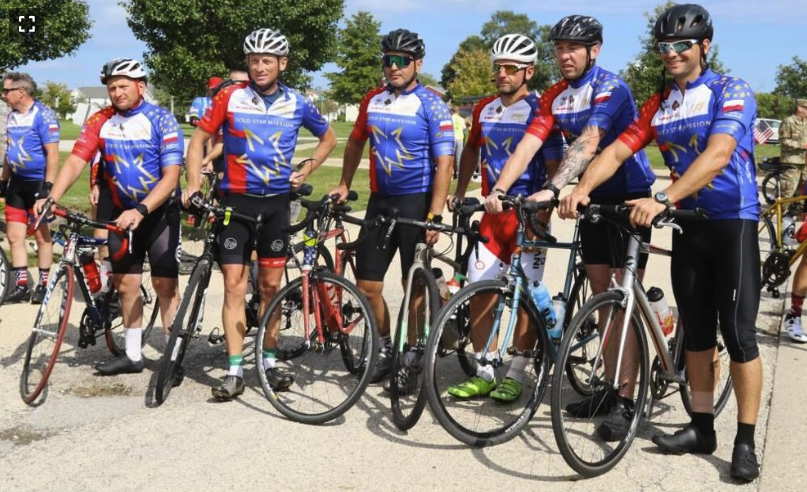 Grueling 500-mile bike ride honors fallen Illinois service members, Polish partners participate